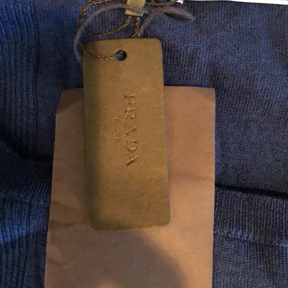 NWT Prada Blue  Sweater Sz 38/US 2 - Picture 12 of 16